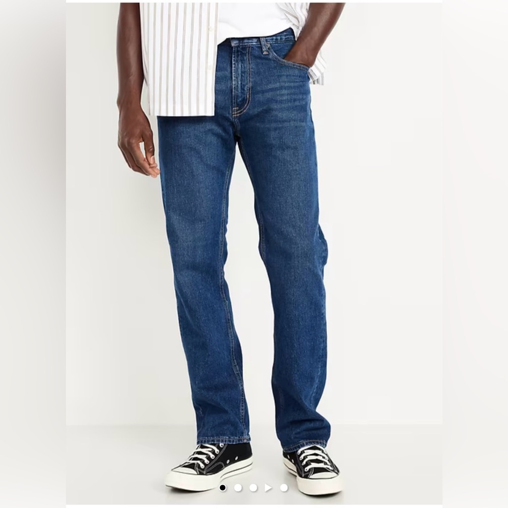 EUC Old Navy Straight Men's Classic Blue Jeans size 29 inseam 30”
